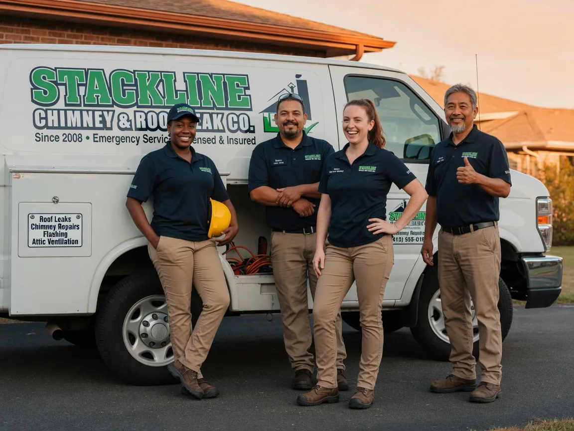 Chimney flashing repair company in Reydon, OK